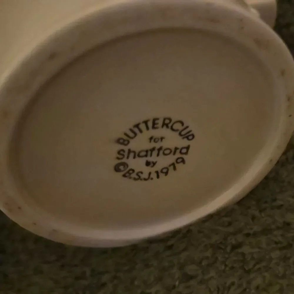 1979 Buttercup for Shafford Cow Milk Can Pitcher 6.5